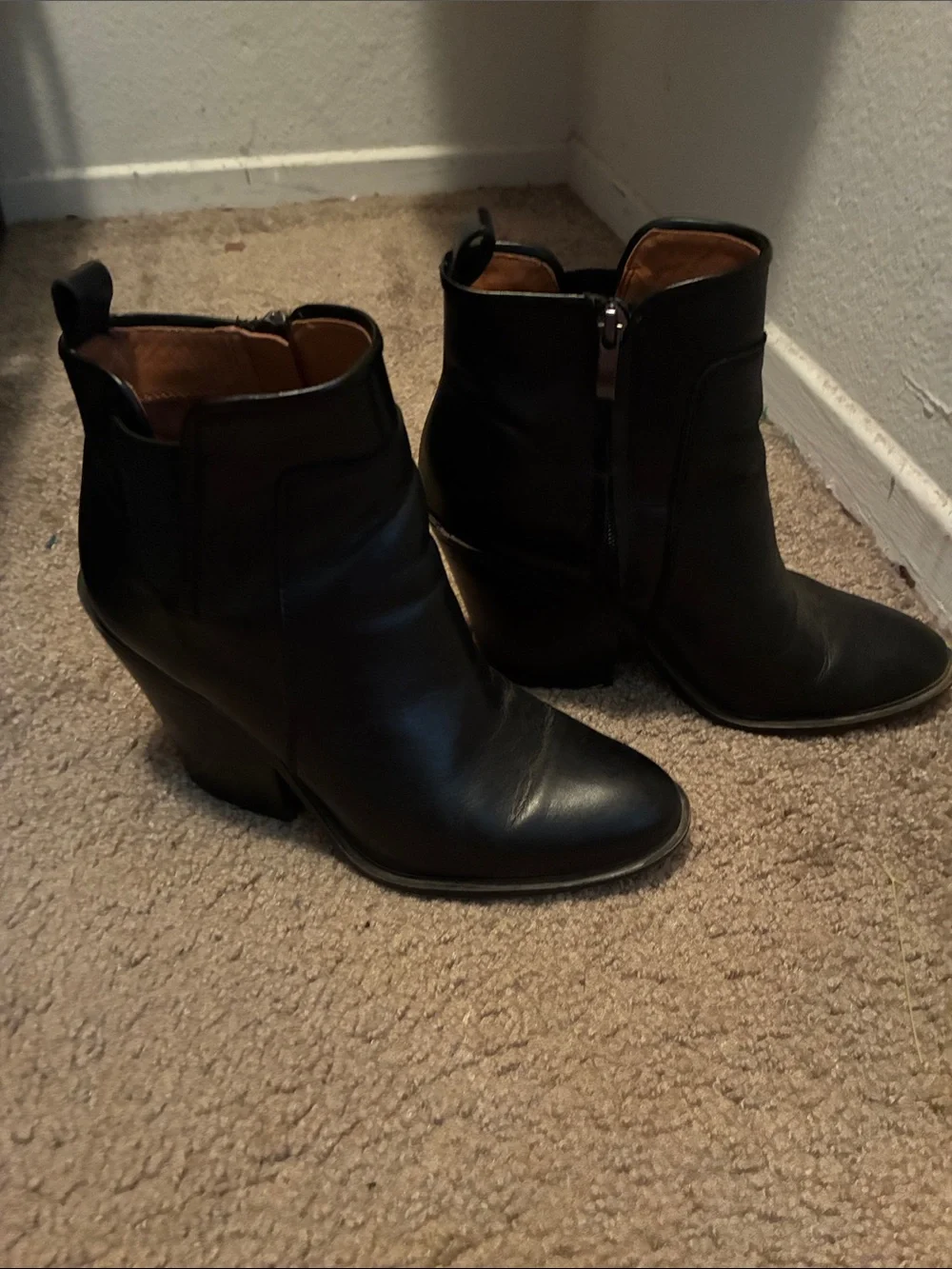 Franco Sarto black leather